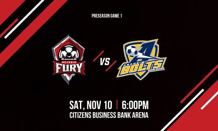 Ontario Fury vs. Anaheim Bolts